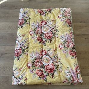 Rare Vintage Ralph Lauren Sophie Brooke Floral Comforter Twin 100% Cotton